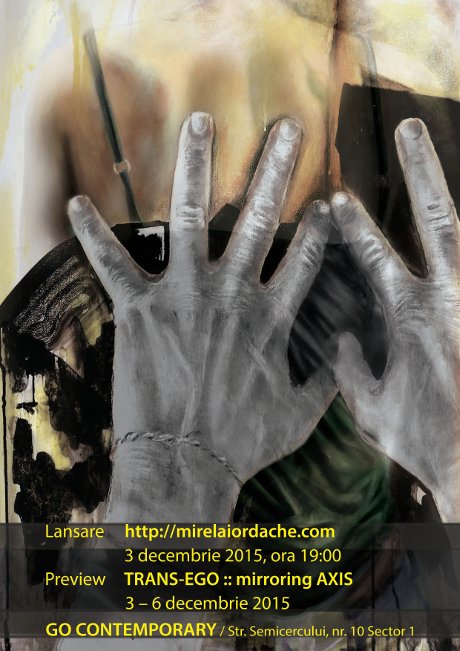 Afis lansare mirelaiordache.com @ Go Contemporary