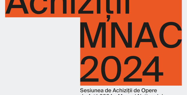 Sesiunea de achiziții de artă contemporană 2024 @ MNAC