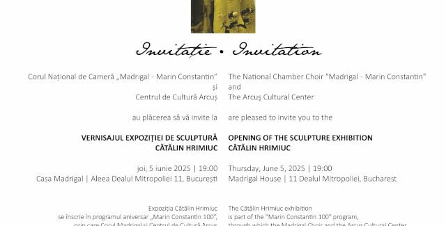 Expoziției de Sculptură a artistului Cătălin Hrimiuc