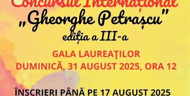 Concursului Internațional de Arte Vizuale „Gheorghe Petrașcu” @ Tecuci