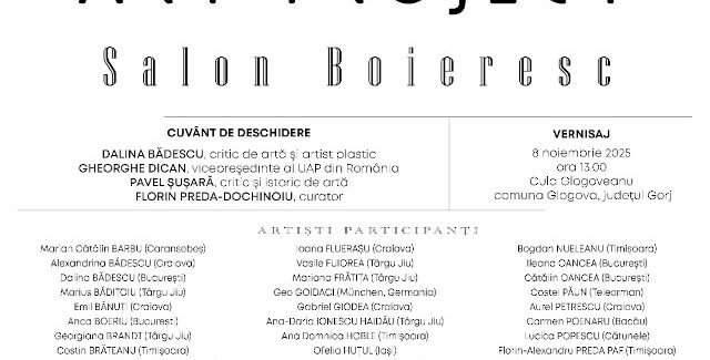 GLOGOVA ART PROJECT | SALON BOIERESC