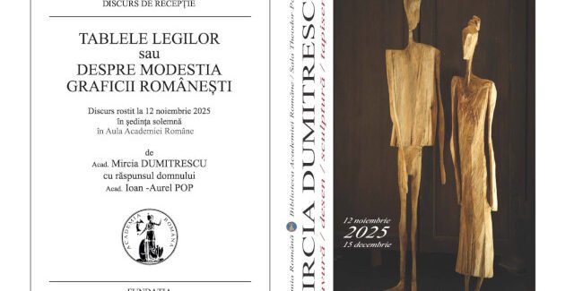 Tablele legilor sau despre modestia graficii românești @ Aula Academiei Române