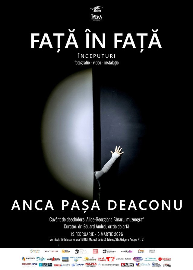 Față în față @ 𝐅𝐚𝐭̦𝐚̆ 𝐢̂𝐧 𝐅𝐚𝐭̦𝐚̆. 𝐈̂𝐧𝐜𝐞𝐩𝐮𝐭𝐮𝐫𝐢 (𝐟𝐨𝐭𝐨𝐠𝐫𝐚𝐟𝐢𝐞-𝐯𝐢𝐝𝐞𝐨-𝐢𝐧𝐬𝐭𝐚𝐥𝐚𝐭̦𝐢𝐞)Față în față @ 𝐌𝐮𝐳𝐞𝐮𝐥 𝐝𝐞 𝐀𝐫𝐭𝐚̆ 𝐓𝐮𝐥𝐜𝐞𝐚