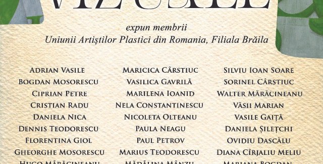 ÎNTÂMPLĂRI VIZUALE – ARTĂ PENTRU OAMENI , OAMENI PENTRU ARTĂ @ Brăila