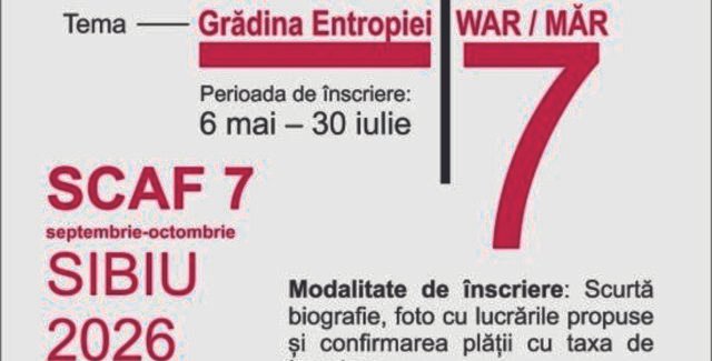 Sibiu Contemporary Art Festival (Festivalul de Artă Contemporană de la Sibiu) 2026
