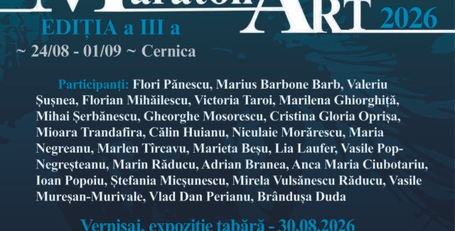 Tabara de creaţie – Maraton Art 2026 ed. III @ Cernica