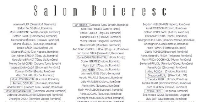 GLOGOVA ART PROJECT – SALON BOIERESC. CINE PRIMEȘTE RANGUL PE 3 OCTOMBRIE?